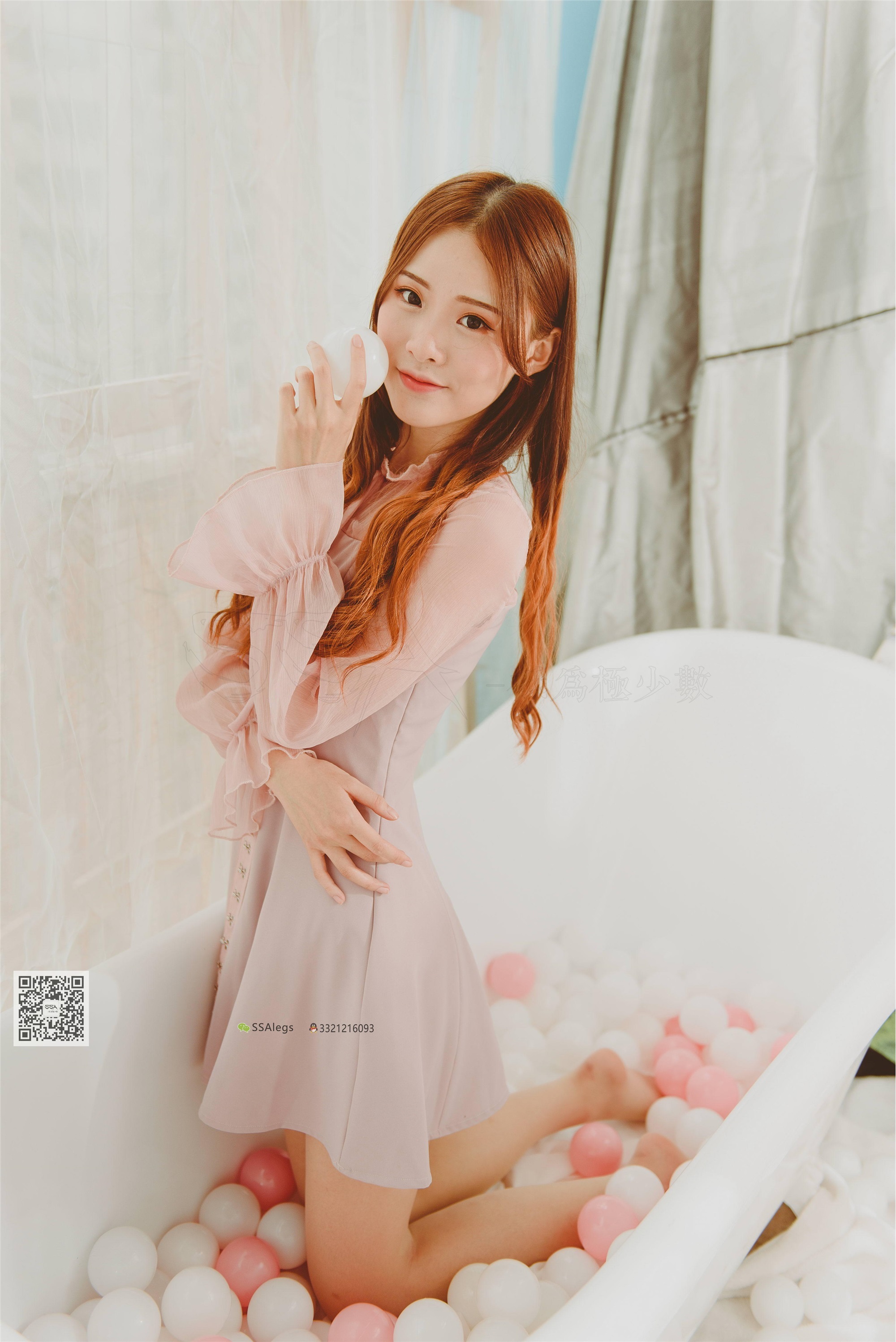 SSA丝社 NO.002 纯-琪琪丝足浴缸小清新